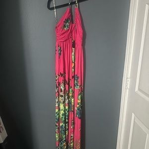 Hawaiian style dress halter